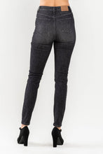 Load image into Gallery viewer, High waisted tummy control black skinny