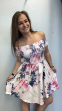 Load image into Gallery viewer, Tie Dye Dress with built in shorts
