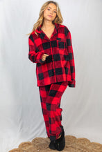 Load image into Gallery viewer, Woven plaid PJ set