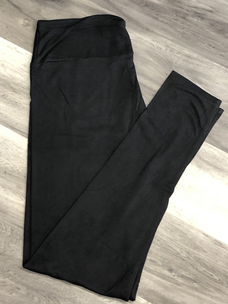 Solid Black Leggings full length and capri – Blue Iris Boutique NY