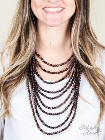 To the nines multi layered necklace